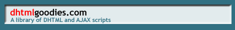 A library of nice looking DHMTL(dynamice HTML) scripts